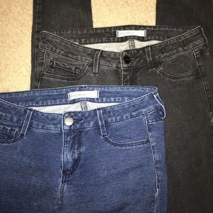 LOT SKINNY JEGGINGS pac sun size 3